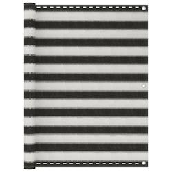 Helloshop26 - Écran de balcon PEHD 120 x 500 cm anthracite et blanc 02_0010331 - 3000563147768_0