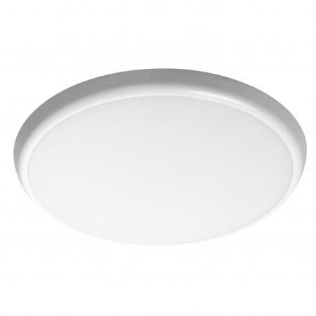 Plafonnier valgus IP54 blanc - LED SMD 18W 4000K - Phase coupée - Ø300 mm_0