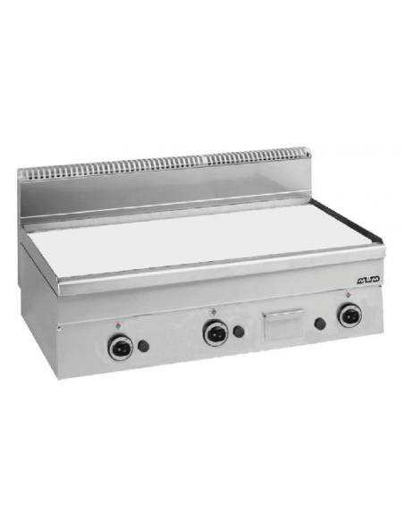 Plancha lisse chrome gaz à poser MBM  Référence: GFT106LC_0