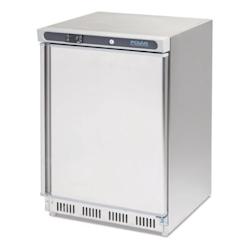 Polar Congélateur inox 140 Litres 1 porte réversible verrouillable, 150 W, 220 V - MONO - inox CD081_0