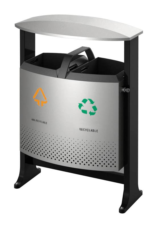 POUBELLE D'EXTÉRIEUR TRI SELECTIF 2X39 L_0