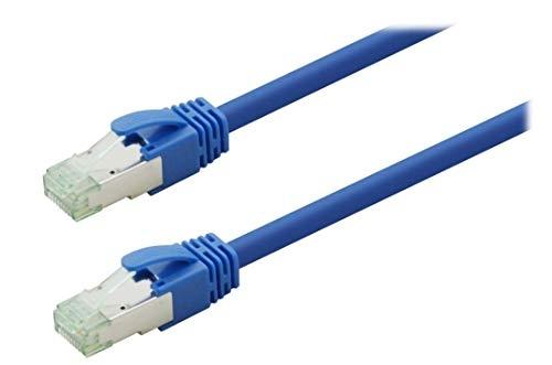Câble patch NAMBO S/FTP Cat 6A T138 GHMT ISO/IEC 10 Gigabit - Bleu - 25 m_0