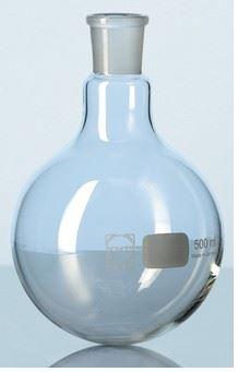 Ballon fond rond à rodage conique - Monocol AS041007 - 50 ml - 24/29 - Ht. 90 mm_0