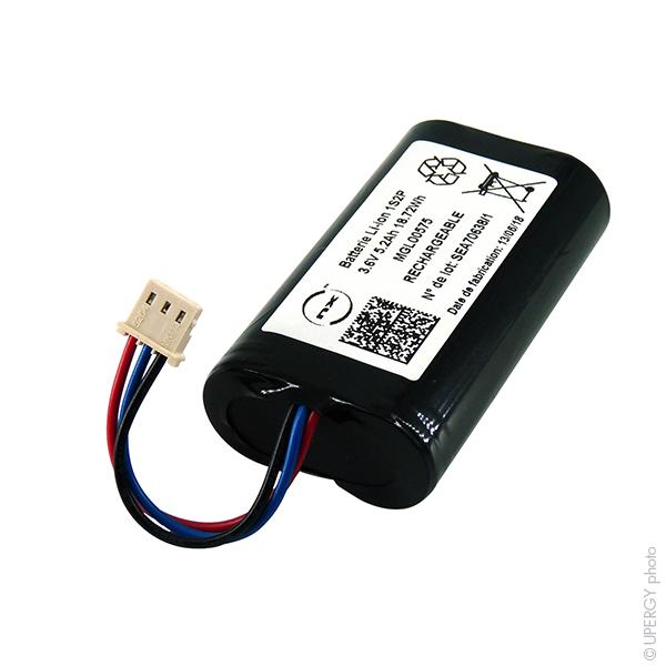 Batterie Li-Ion 2x 18650 1S2P ST1 UN38.3 3.6V 5.2Ah Molex - Marque NX_0