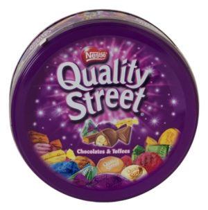 Boîte de bonbons quality street 480g, Juste à Temps !