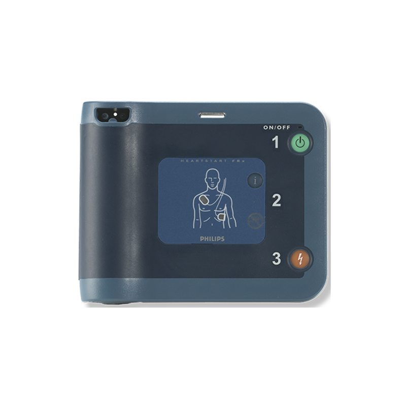 Défibrillateur Philips HeartStart FRx - résistant à l'eau, à la poussière et aux chutes - idéal pour les établissements recevant du public_0