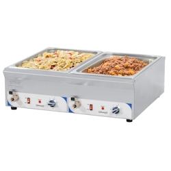 Double bain-marie avec robinet de vidange GN 1/1 - 100 mm CBMDV100 Casselin - CBMDV100_0