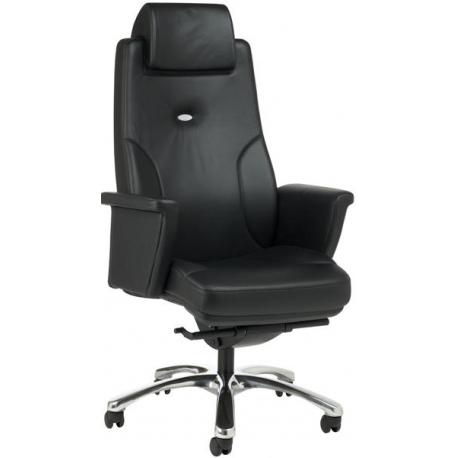 Fauteuil ergonomique EVER+ - Mécanisme synchrone dynamique - Haut dossier avec appui-tête et soutien lombaire réglable_0