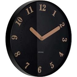 Horloge murale polypropylène Amena noir Karlsson - noir 8714302772276_0