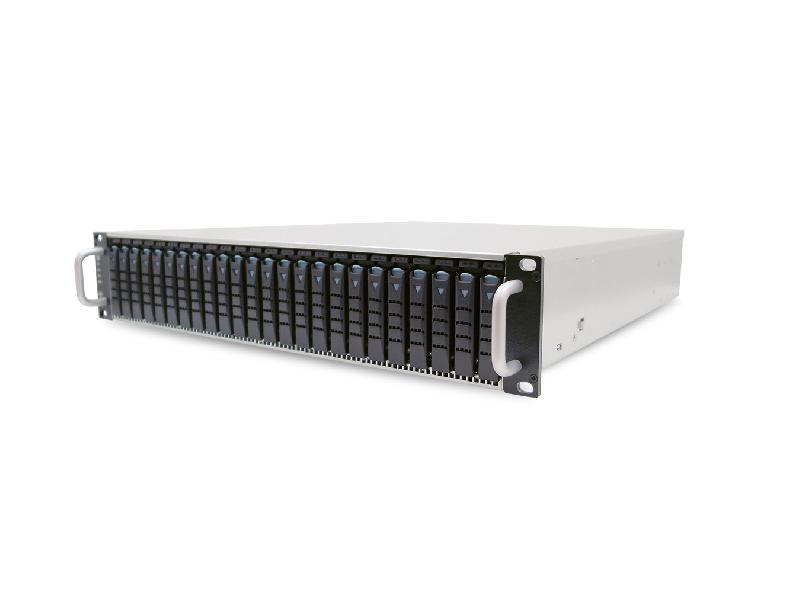 J2024-02 - JBOD 2U 24 SFF Bay SAS 12G avec modules d'extension simple/double, alimentation redondante et conception courte profondeur_0