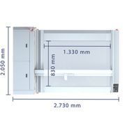 M-800 - marquages et découpes à laser - eurolaser - puissance laser :60 à 400 watt_1