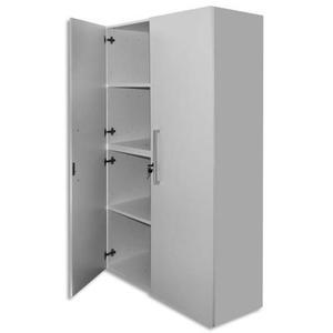 Mt international lot de 2 portes hautes pour 2 modules mt1 elégance - dim 1 porte l39,7 x h159,5 cm blanc_0