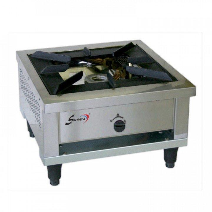 Réchaud gaz 1 feu 14 000 W - Classique & Wok_0