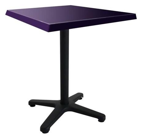 TABLE DE TERRASSE LUXEMBOURG VIOLET 60 X 60 CM