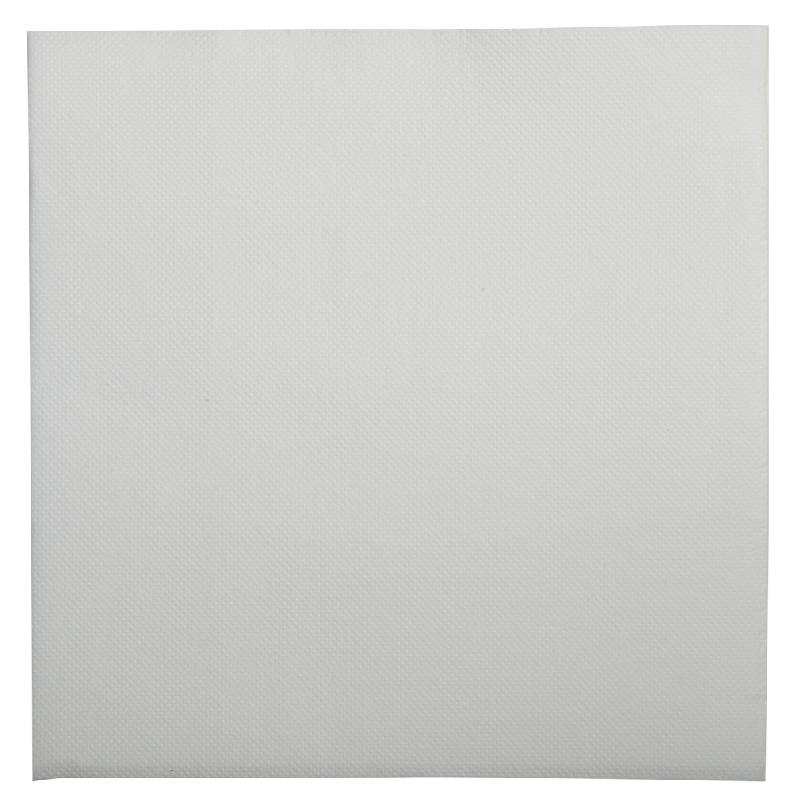 SERVIETTE BLANC OUATE DE CELLULOSE 38X38 CM LISAH PRO.MUNDI (50 PIÈCES)