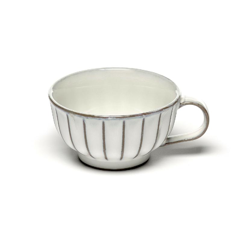 TASSE À CAPPUCCINO BLANC GRÈS 20 CL Ø 10 CM INKU SERAX