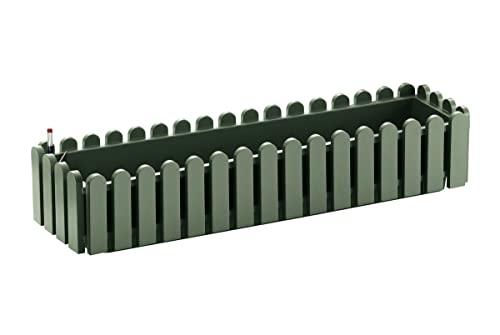 Jardinière POÉTIC style maison de campagne - Aqua Comfort 75 cm - plastique recyclé - vert laurier_0