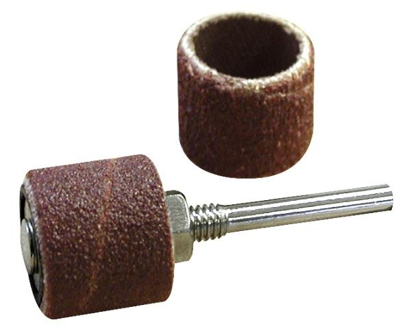 6 tambours abrasifs ø 15 mm avec support - Abrasifs de ponçage_0