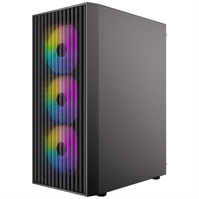 Antec ax27 rgb elite boîtier pc midi tower gaming atx, noir_0