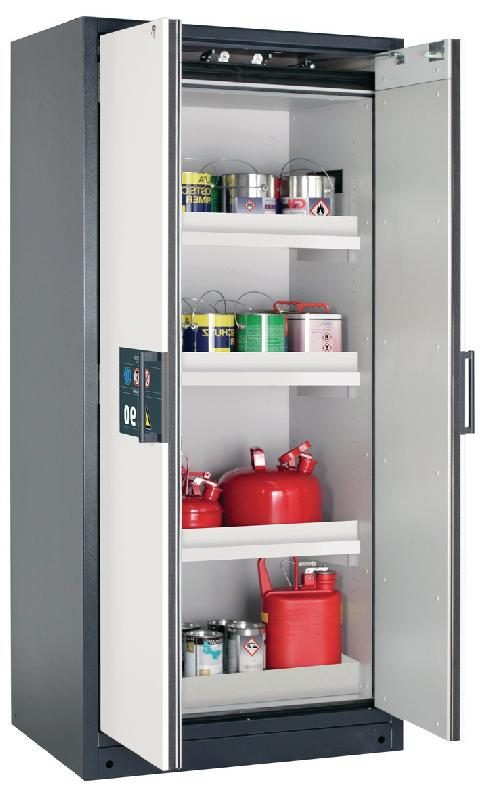 ARMOIRE SÉCURITÉ Q-CLASSIC-90 Q90.195.090 GRIS/BLANC - MANUTAN COLLECTIVITÉS