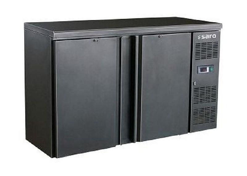Arrière-bar réfrigéré - 3 portes - 537L - Noir - Saro - 4017337062690_0