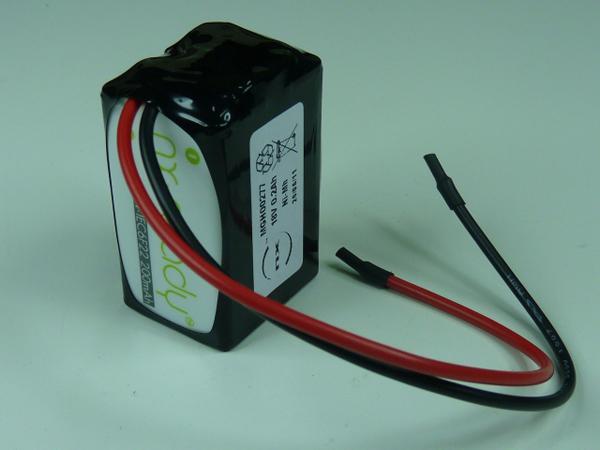 Batterie industrielle NiMH 2x 6F22 NX 2S1P ST1 - 18V 200mAh F150_0