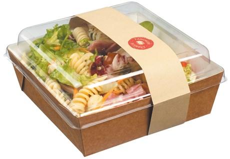 BOÎTE À SALADE + COUVERCLE + BAGUE SOLIA 900 ML  (VENDU PAR 250)