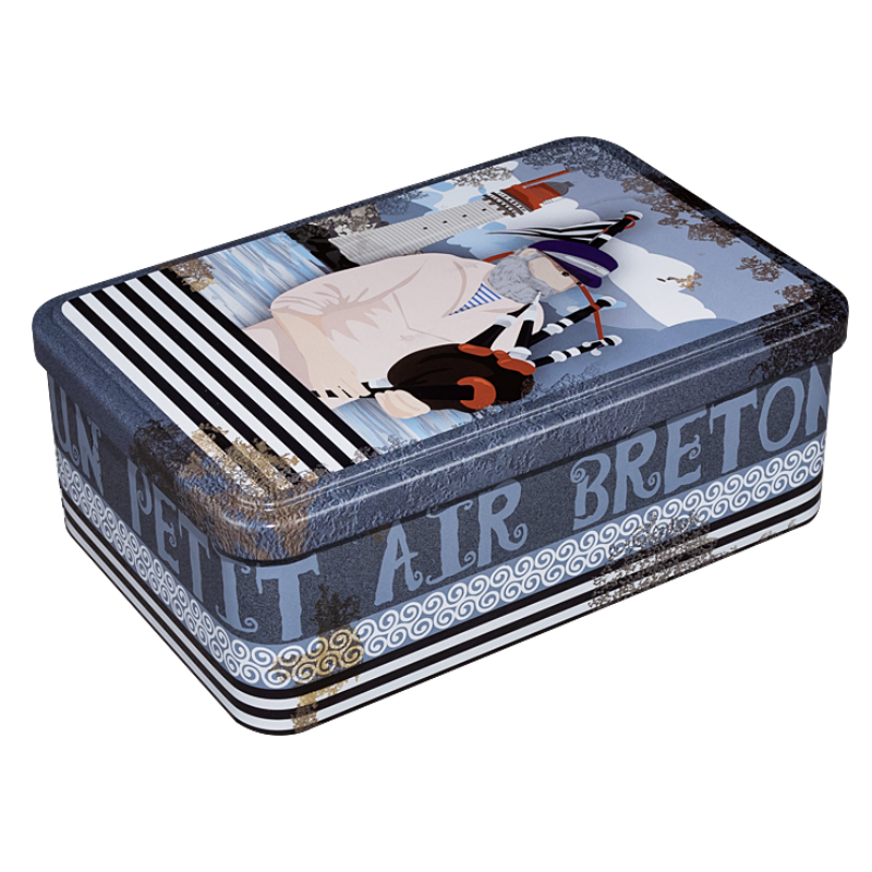 Boîte/coffret métal décor junior 