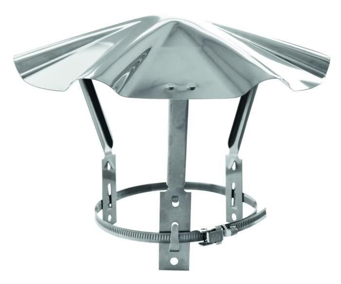 Chapeau Chinois Aluminié Diamètre 153 pour H/C50-70F - AIRGAMMA - 403047_0