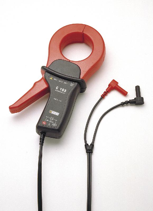 CHAUVIN ARNOUX - C103 pince ampèremétrique 1000A AC - Enserrage diam 52mm - Signal de sortie : intensité alternative - Rapport de transformation 1000/1 - Sortie par cordon et fiches mâles diam 4mm isolées_0