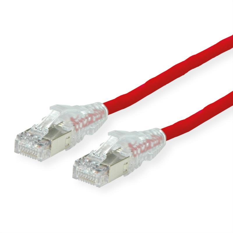Cordon dätwyler cat.6a (classe ea) s/ftp, cu 7702 flex lsoh, amp v2, rouge, 15 m_0
