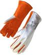 Gants de protection thermique - Croûte de bovin ignifugée - Dos aluminisé - Entièrement doublé_0
