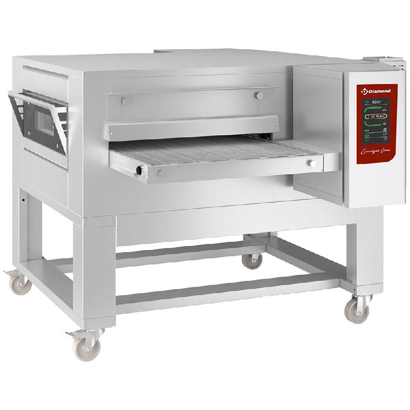 Diamond - Four gas à translation, ventilé, bande largeur 650 mm - TOUCH SCREEN - réf. FTGV65/110-NT - gris inox AKS-FTGV65/110-NT_0