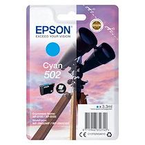 EPSON 502 - CARTOUCHE COULEUR CYAN POUR IMPRIMANTE JET D'ENCRE