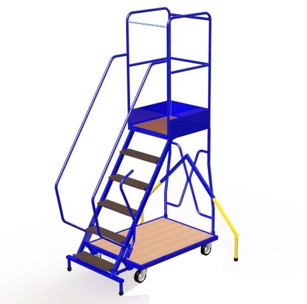 ESCABEAU MOBILE PROFESSIONNEL 6 MARCHES