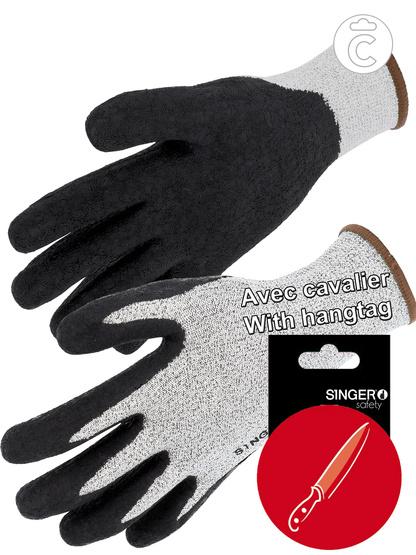 Gant de protection PEHD anti-coupures - Paume enduite latex - Jauge 13 - Réf. CPHD5LAT_0