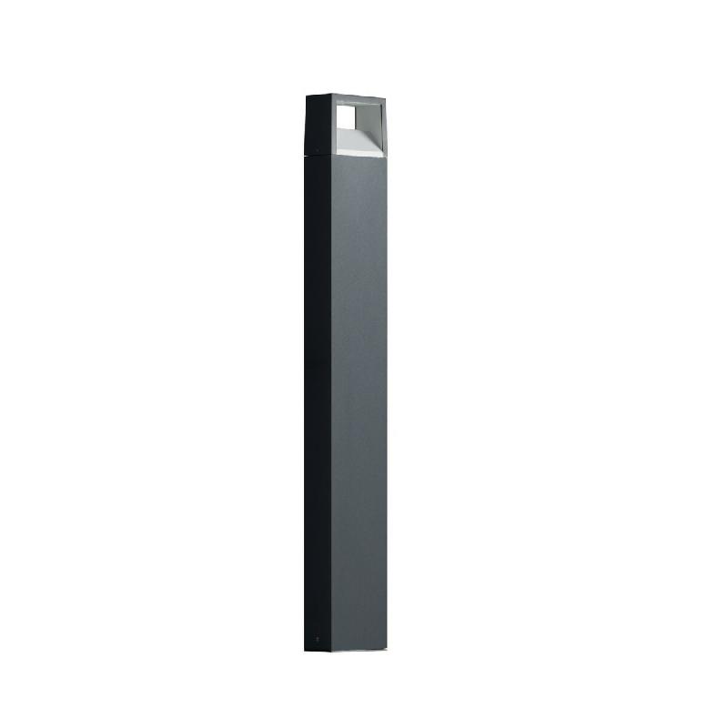 Gea Luce Borne Extérieure Ges1152 Led 9W Cct Interrupteur 3000K/4000K/6500K Ip54 Anthracite - Gealuce - gris GES1152_0