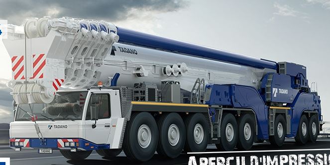 Grue automotrice - Tadano ATF 600G-8 - 600t - 8 essieux - Triple-Boom® System_0