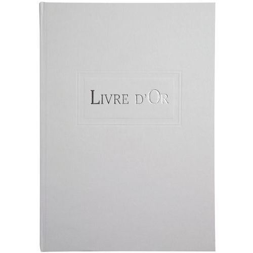 LIVRE D'OR CLASSIQUE EN BLANC - LE DAUPHIN