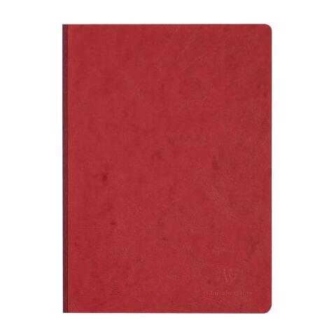 LOT DE 5 - CAHIER BROCHURE AGE BAG A4 192 PAGES PETITS CARREAUX - ROUGE