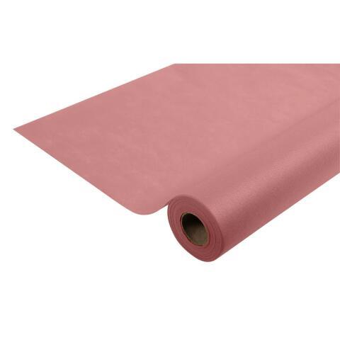 LOT DE 5 - NAPPE EN ROULEAU SPUNBOND, INDÉCHIRABLE ET ÉPONGEABLE -6X1,20M - VIEUX ROSE