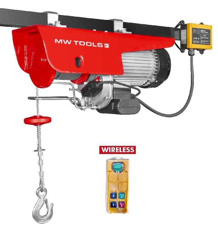 PALAN ÉLECTRIQUE SANS FIL ROBUSTE 125/250 KG MW-TOOLS SH125-R
