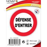 PANNEAU DÉFENSE D'ENTRER