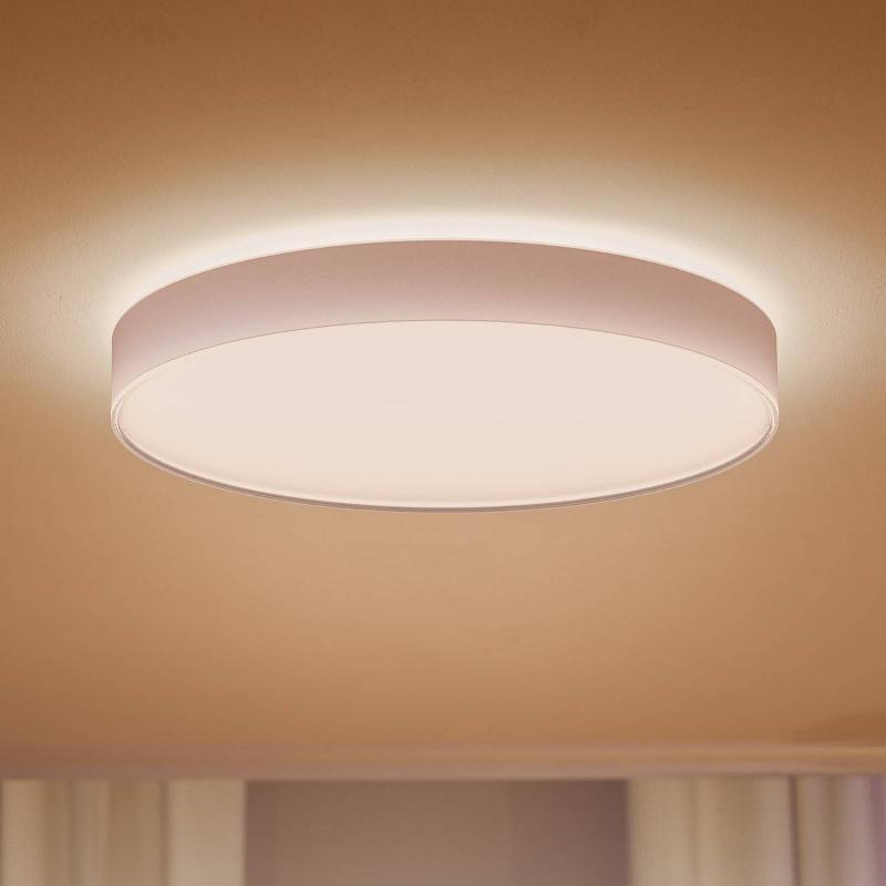 PHILIPS HUE ENRAVE PLAFONNIER LED 55,1CM BLANC