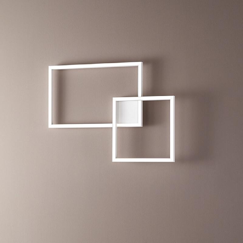 Plafonnier Led Cross 6595 B Ct Perenz - blanc 8023559515025_0