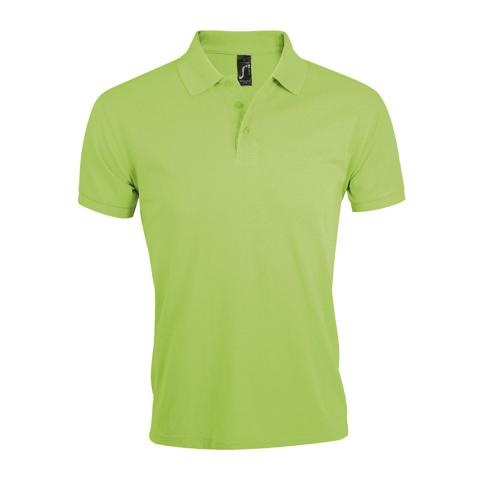 POLO PERSONNALISABLE HOMME PRIME EN POLYESTER VERT POMME