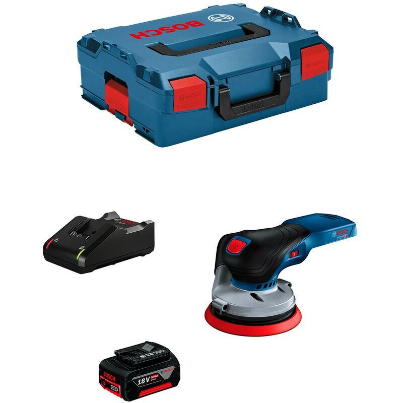 Ponceuse Excentrique Sans Fil Bosch GEX 18V-125 - Plateau 125mm, Sac Poussière, L-BOXX
