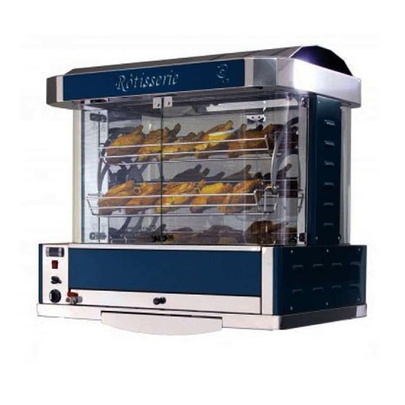Rôtissoire professionnelle à balancelle en inox GALAXY 6 (Couleur: Bleu Réf -GALAXY6-5010-bl-12)_0