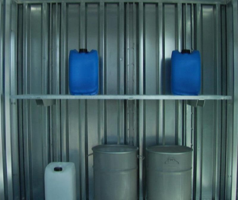 Rayonnage galvanisé pour charges légères - étagère 1,75 m, 1 à 4 niveaux, montage en usine_0