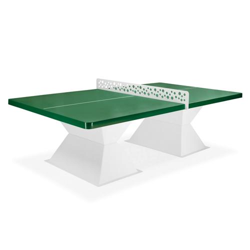 TABLE DE TENNIS DE TABLE - RESITECH HD60 ALLWEATHER COINS ARRONDIS